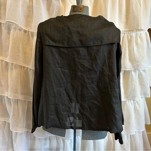 Clea Ramie Sailor Collar Shirt Oversized S M L XL